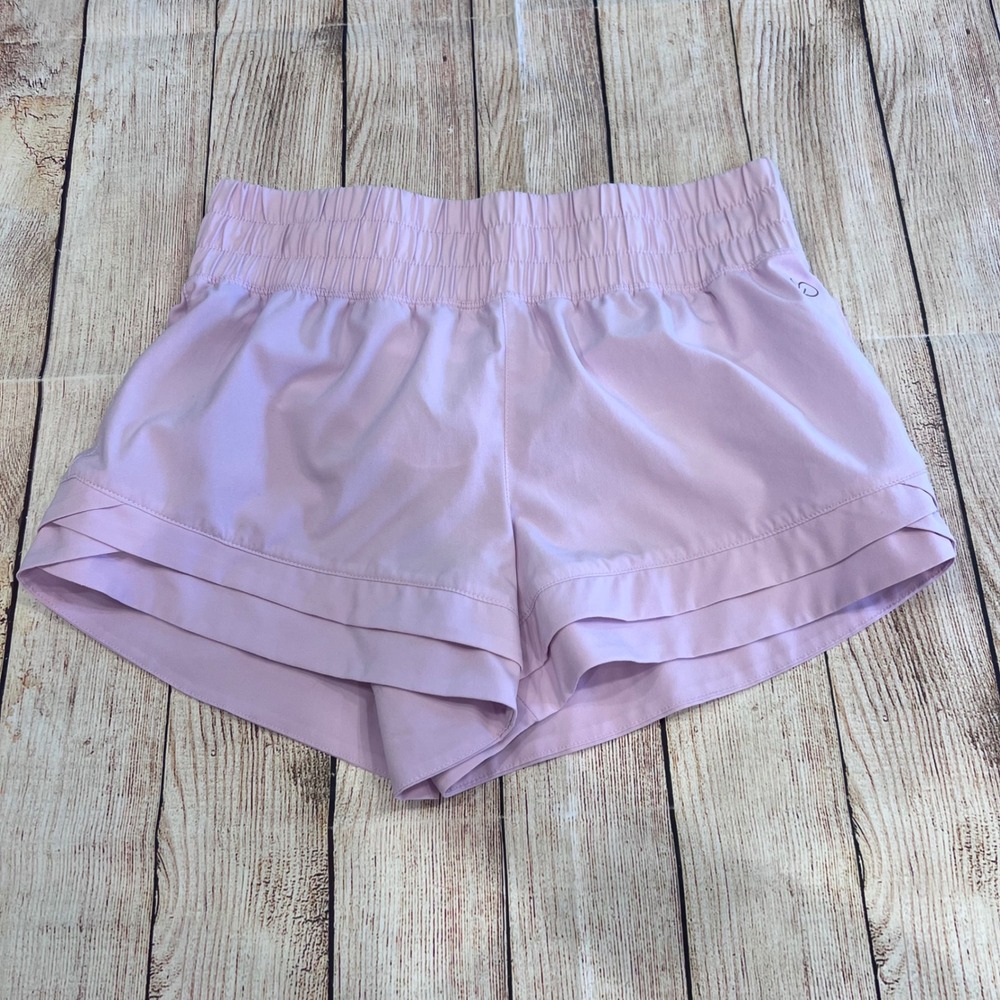 Calia by Carrie Underwood Lavender Petal Hem Athletic Shorts Womens Small